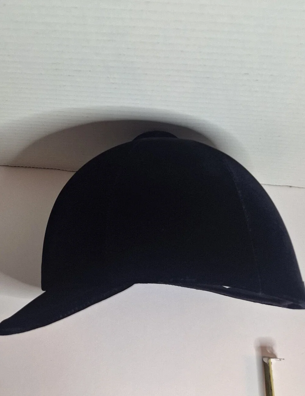 Lexington Safety Products Black Velvet Equestrian Riding Helmet EUC Read All